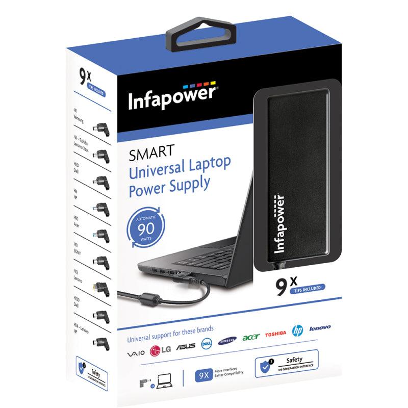 Infapower 90W Laptop Automatic Power Supply Universal Laptop Charger