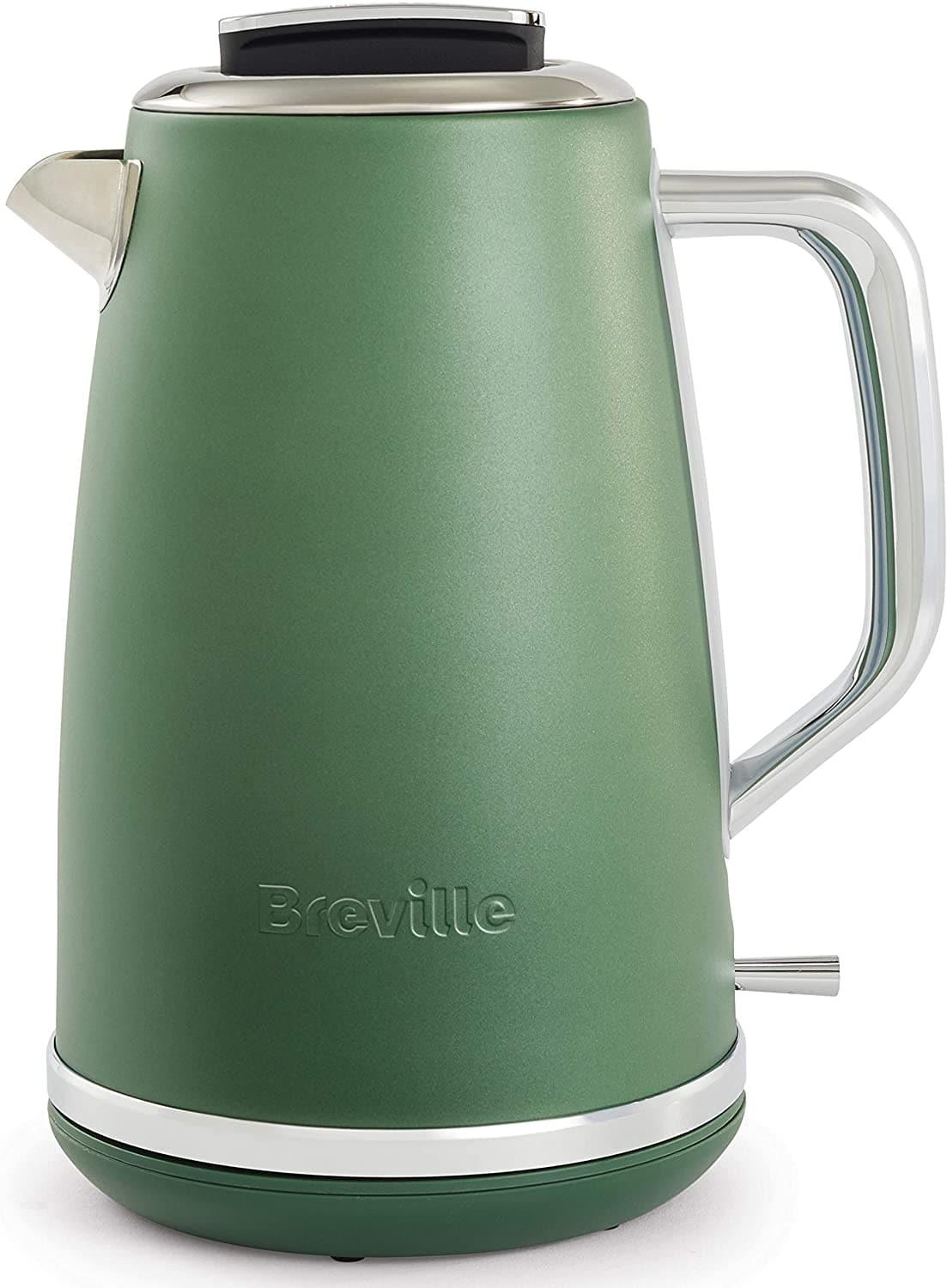 Breville Lustra Electric Kettle 1.7 L 3kW Fast Boil Matt Forest Green