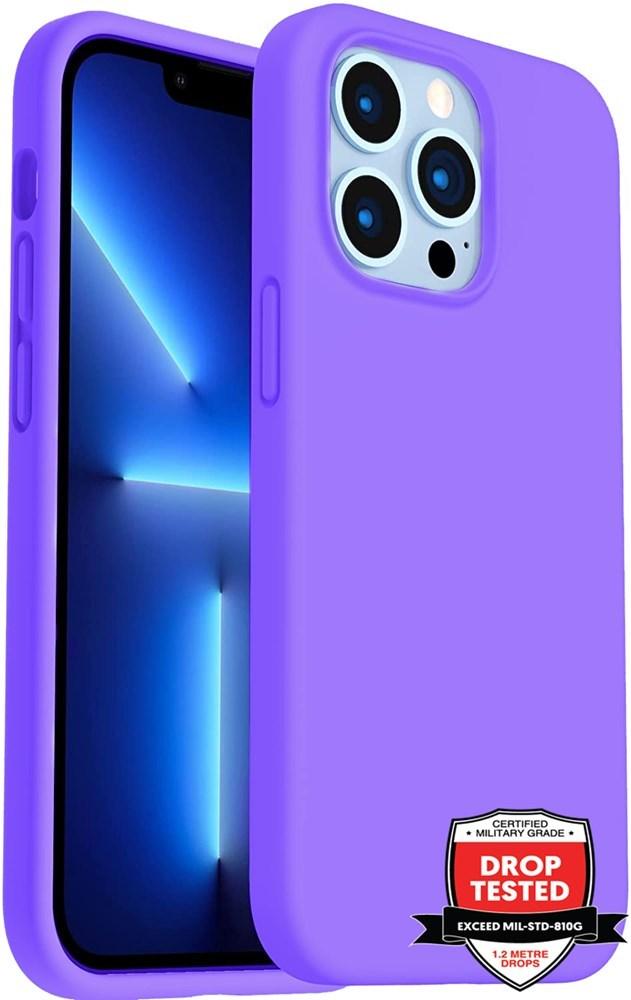 Silicone Case Cover for Apple iPhone 14 Pro Max Purple