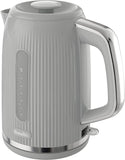 Breville Bold Ice Grey Electric Kettle | 1.7L | 3kW Fast Boil | Grey & Silver Chrome