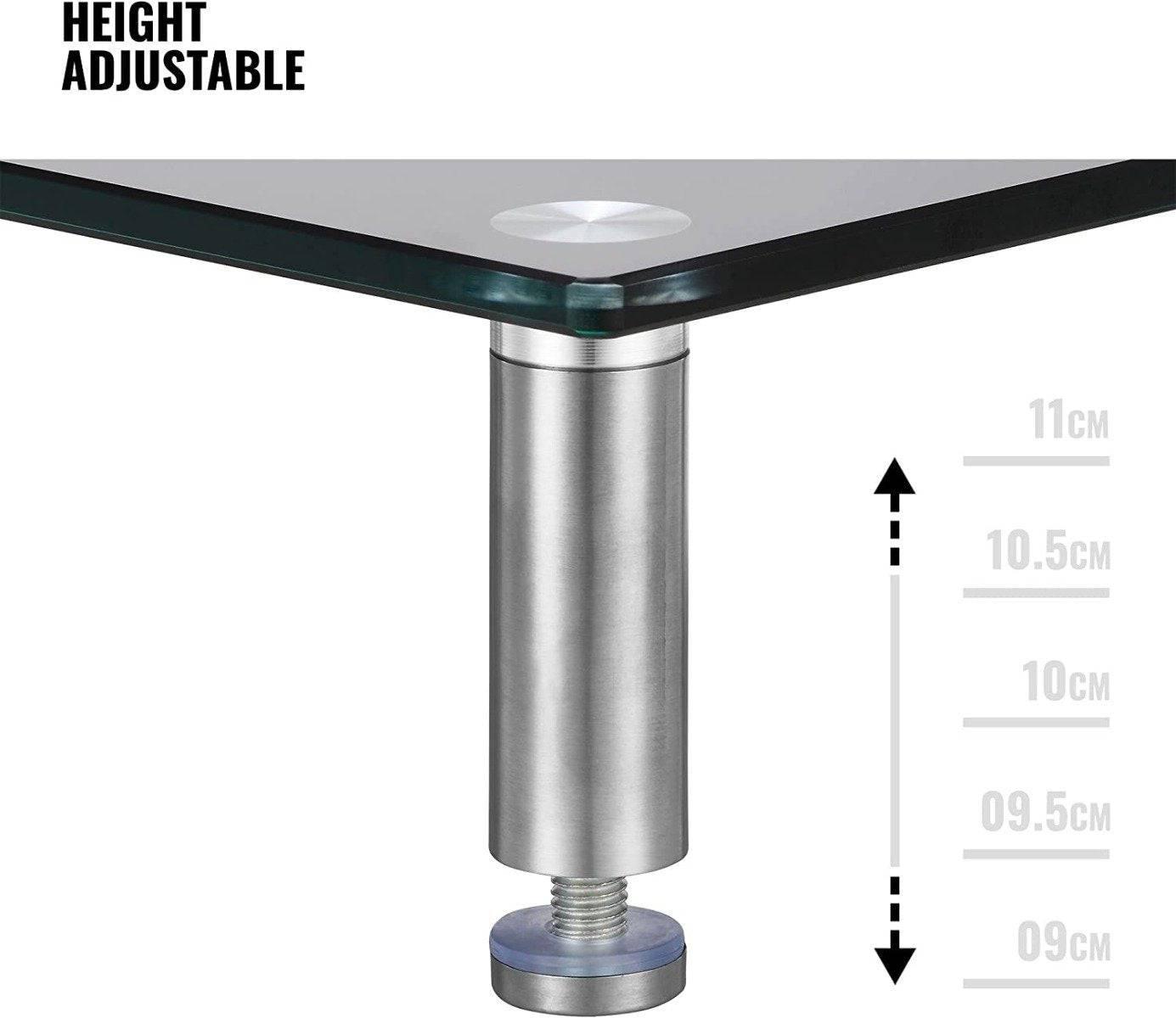 VonHaus Monitor Stand for Desks - Height Adjustable - Screen - Gadget Station