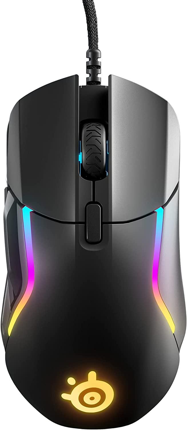 SteelSeries Rival 5 - Gaming Mouse – FPS, MOBA, MMO, Battle Royale – 18,000 CPI TrueMove Air Optical Sensor – 9 Programmable Buttons – 85 g Competitive Weight, Black