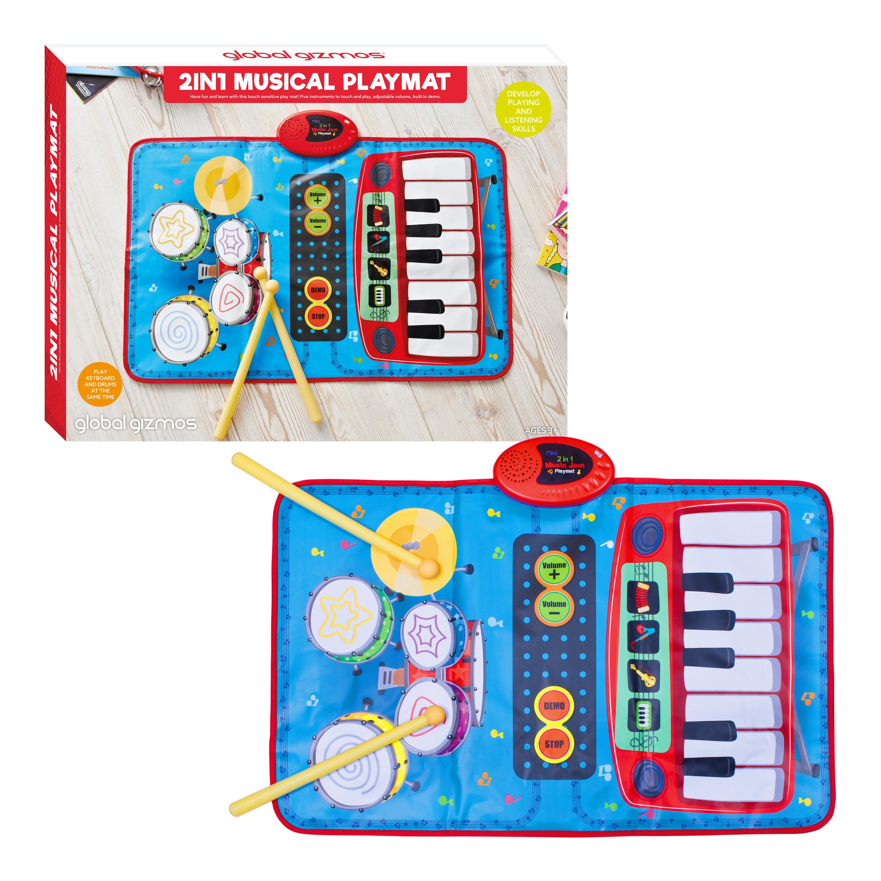 2 In 1 Keyboard & Drum Kit Playmat