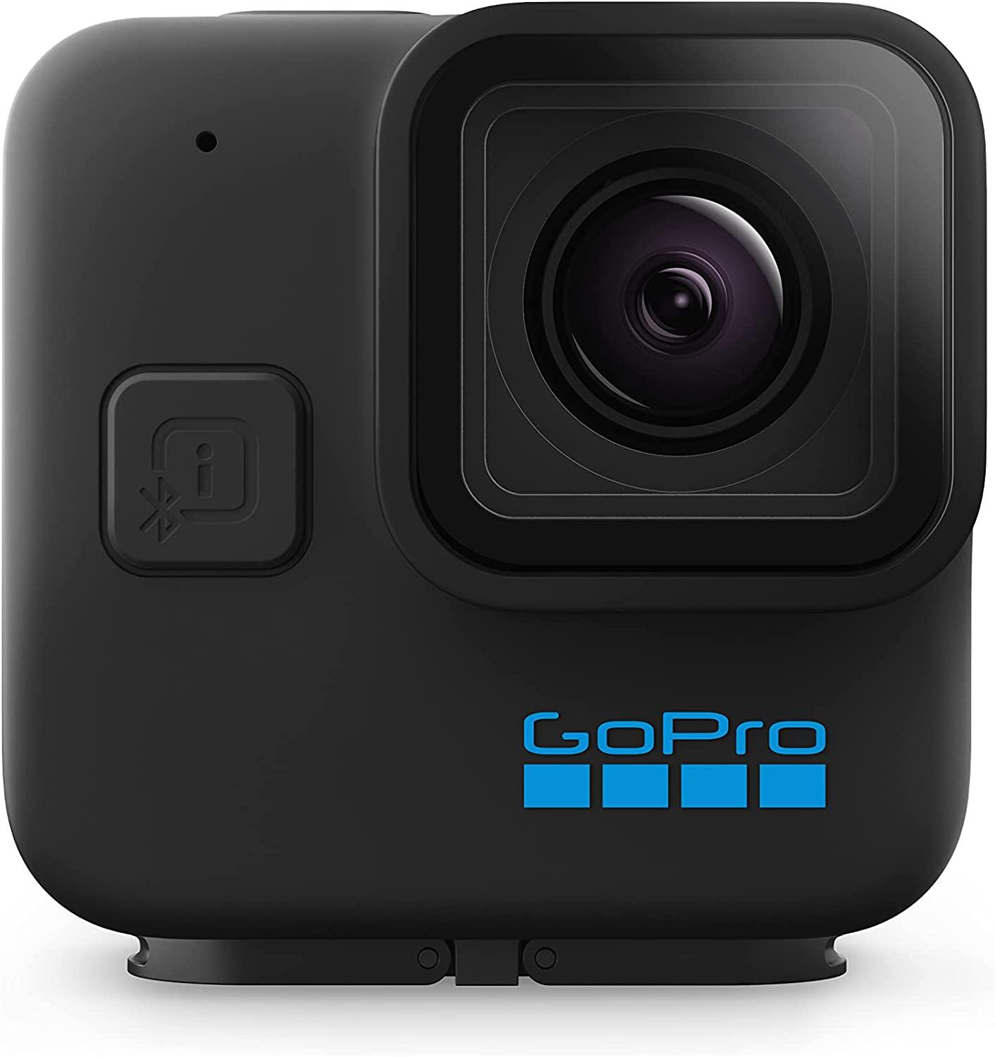GoPro HERO11 Black Mini - Compact Waterproof Action Camera with 5.3K60 Ultra HD Video, 24.7MP Frame Grabs, 1/1.9" Image Sensor, Live Streaming, Stabilization