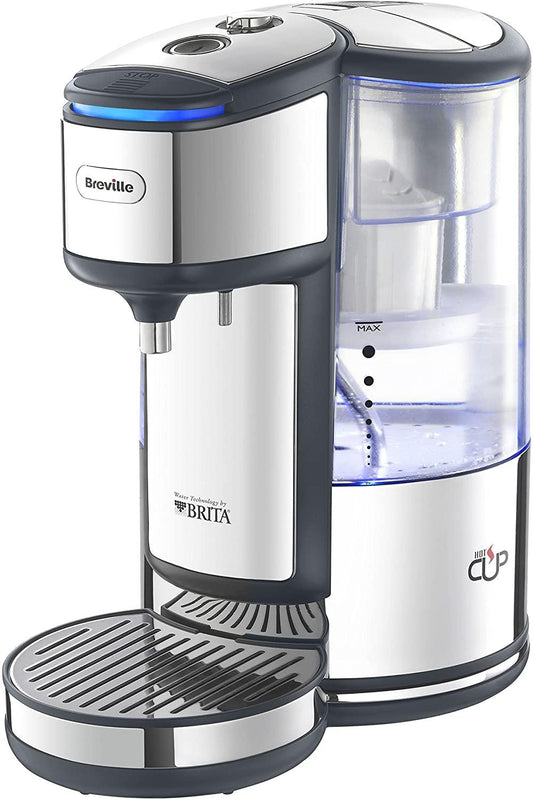 Breville BRITA HotCup Hot Water Dispenser | With integrated water filter | 3kW Fast Boil & Variable Dispense | 1.8L | Energy-efficient use | Stainless Steel