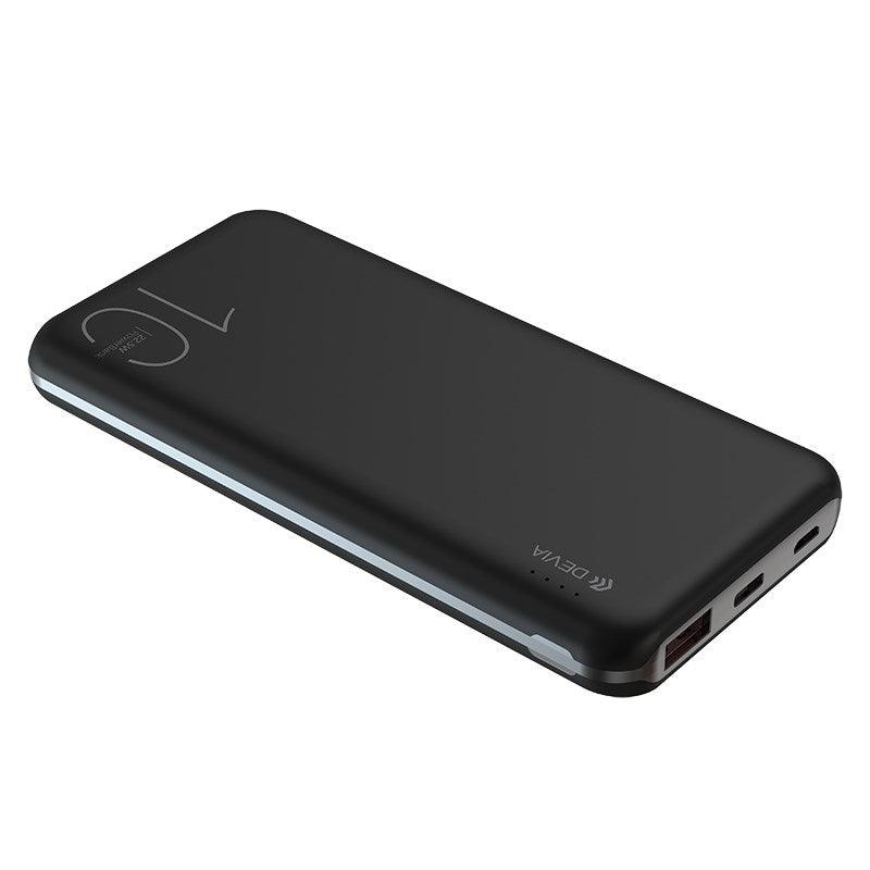 Devia 10,000mAh 22.5W PD & QC3.0 LED Indicator Powerbank Black