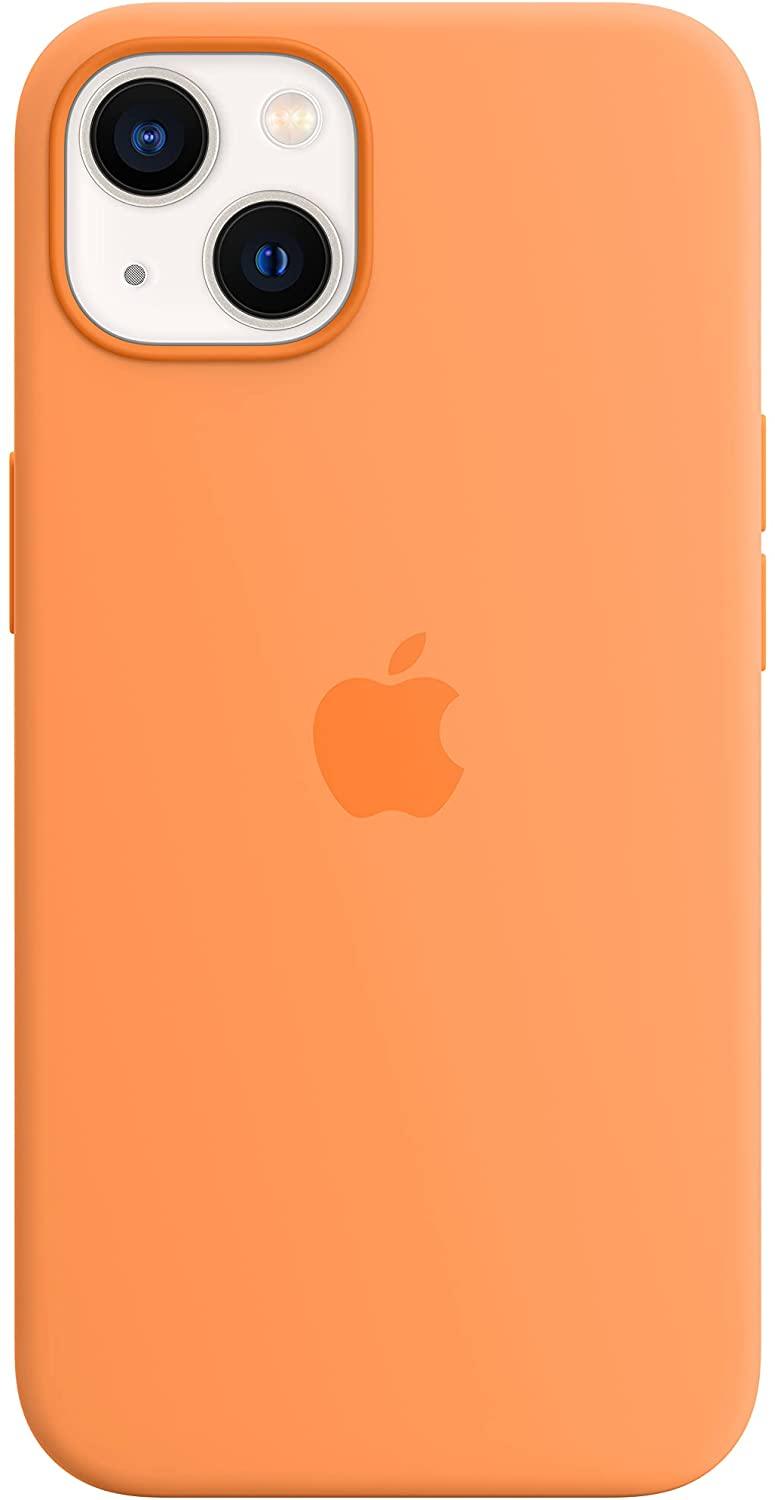 Apple Silicone Case with MagSafe (for iPhone 13) Marigold