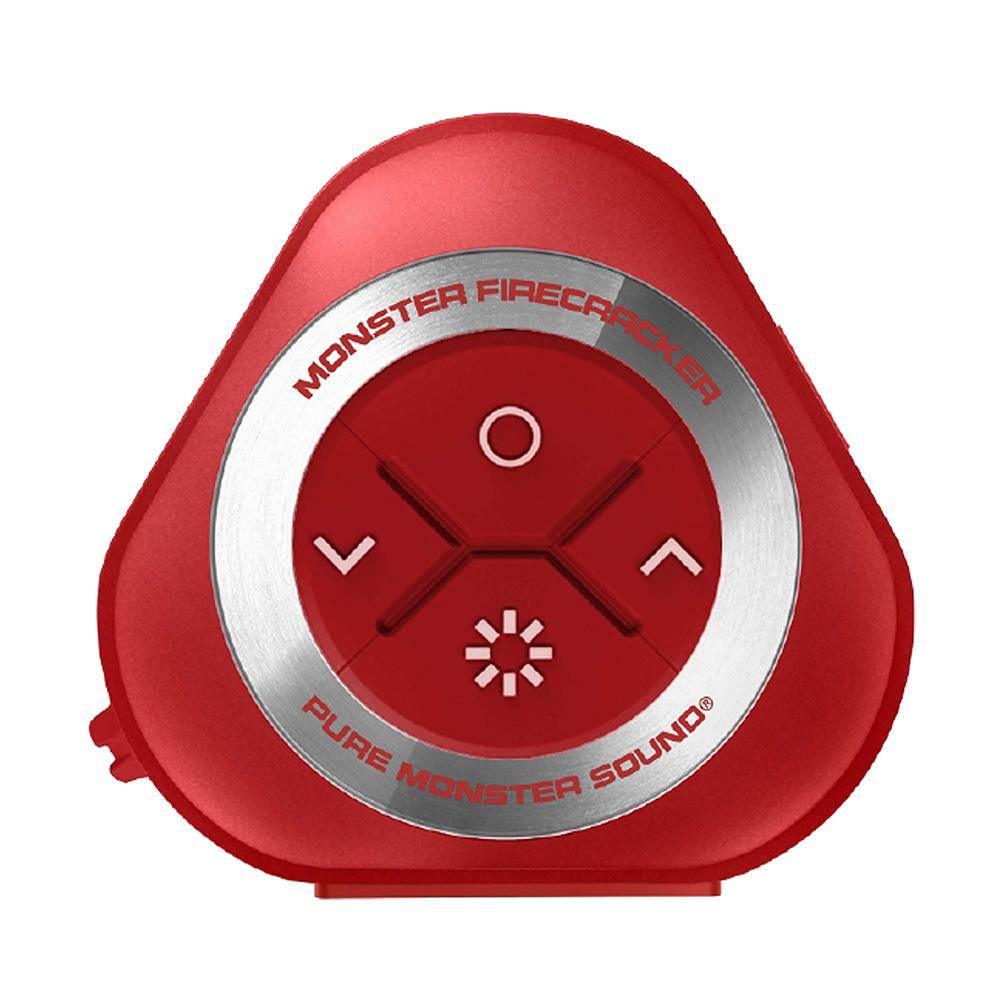 Monster SuperStar Firecracker Bluetooth Portable Speaker - Red - Gadget Station