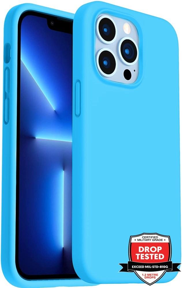 Silicone Case Cover for Apple iPhone 14 Pro Max Sky Blue