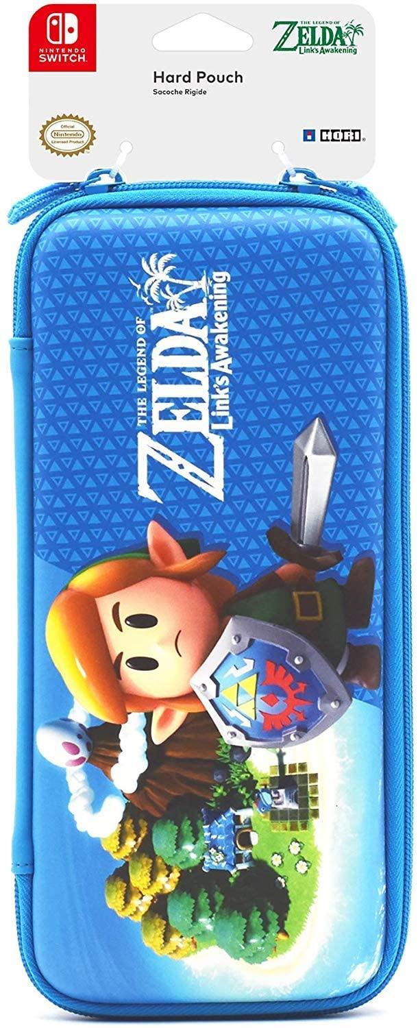 HORI Hard Pouch Protective Carrying Case (The Legend of Zelda: Link's Awakening) with Game Card Storage Nintendo Switch