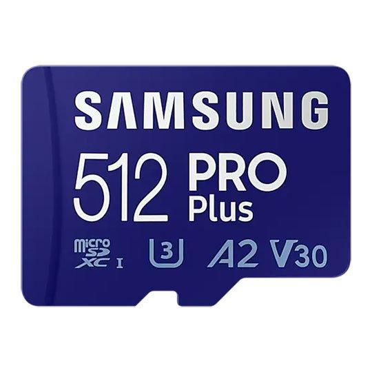 Samsung Pro Plus 512GB 4K Ready MicroSDXC Memory Card UHS-I U3 with SD Adapter 128GB Samsung MB-MD128KA/EU Pro Plus MicroSDXC Memory Card, Class U3/V30/A2, 160MB/s Read, Adapter Included (2021 Model), for Nintendo Switch, Drone, GoPro ..