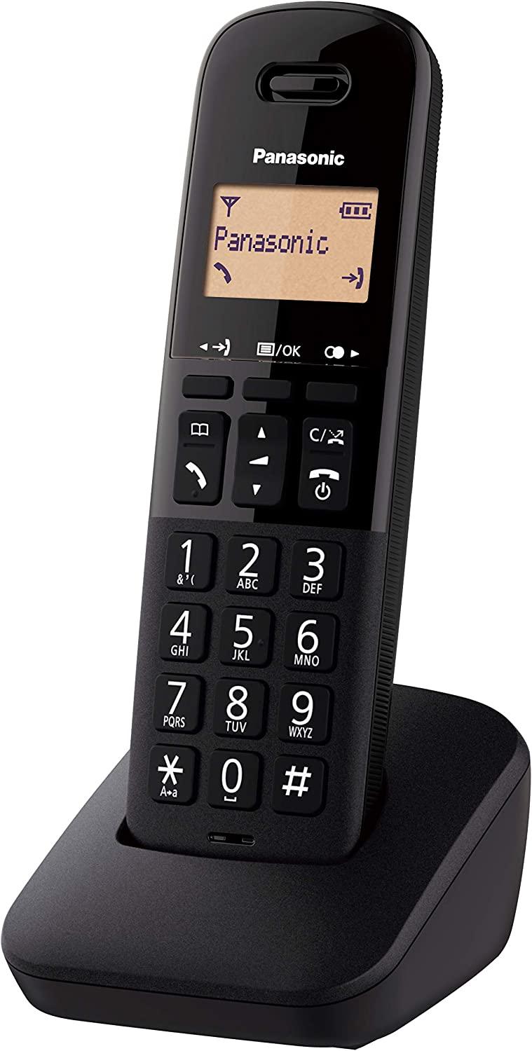 Panasonic KX-TGB610EB Big Button DECT Cordless Telephone with Nuisance Call Blocker (Single Handset Pack) – Black