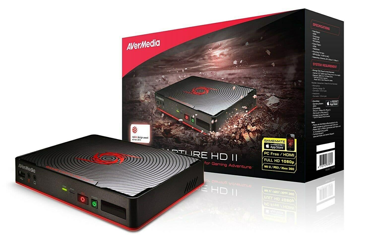 AVerMedia Game Capture HD II 1080p HDMI Game Capture Device - Gadget Station