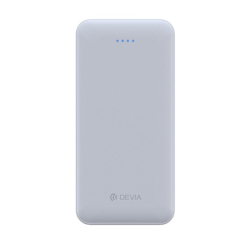 Devia 20,000mAh Kintone Dual Port LED Indicator Powerbank White