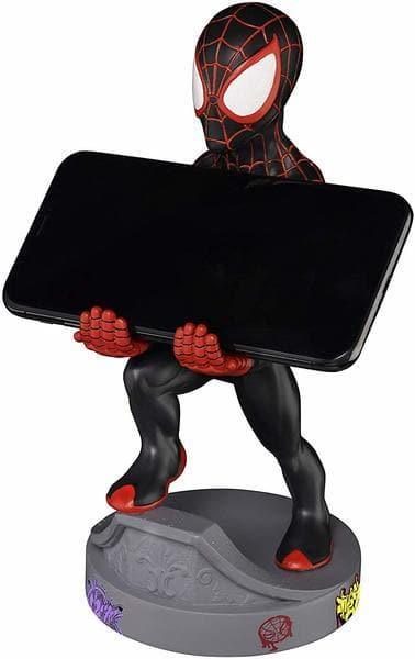 Device holder Stand Cable Guys Spiderman Miles Morales for Phones and Controllers - Gadget Station