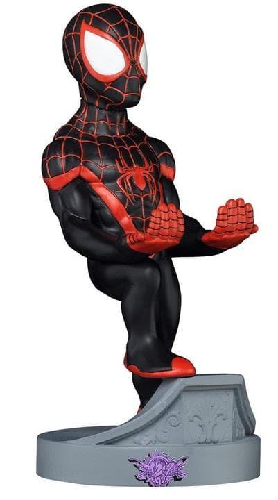 Device holder Stand Cable Guys Spiderman Miles Morales for Phones and Controllers - Gadget Station