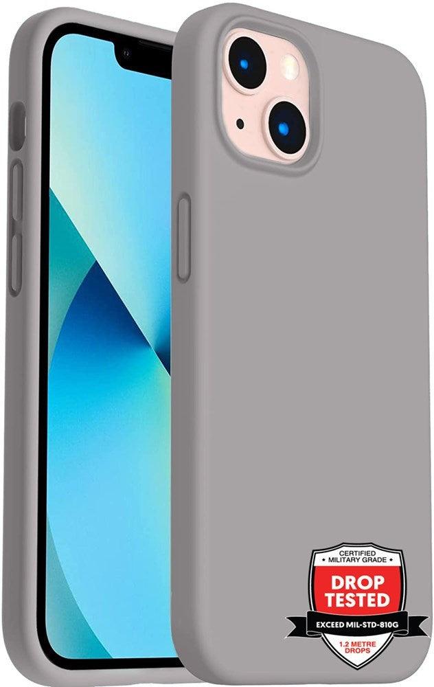 Silicone Case Cover for Apple iPhone 14 Plus Storm Grey