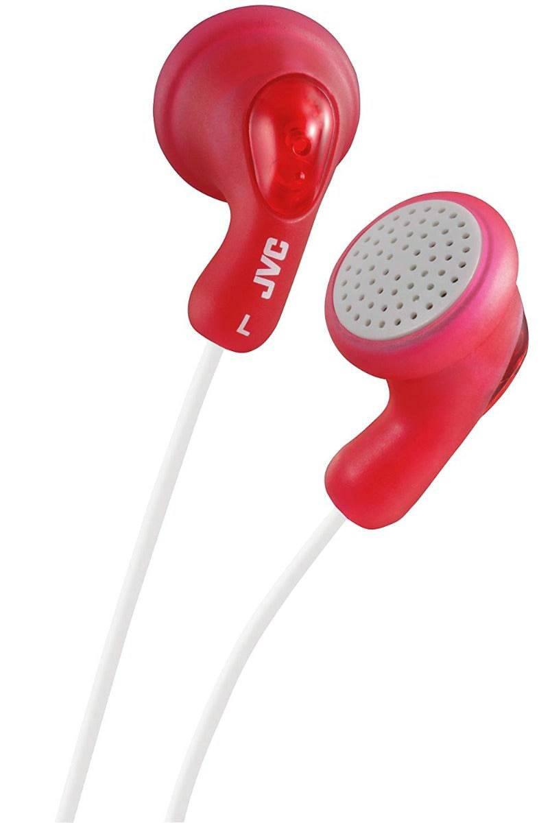 JVC Gumy Headphones, Red