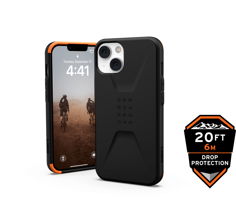 UAG Civilian Case Cover for iPhone 14 Plus Black