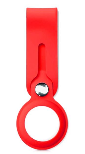 Devia AirTag Silicone Case Cover Loop Red