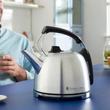 Russell Hobbs K65 Anniversary Electric Kettle, Metal, 3000 W, 1.2 liters, Brushed Steel