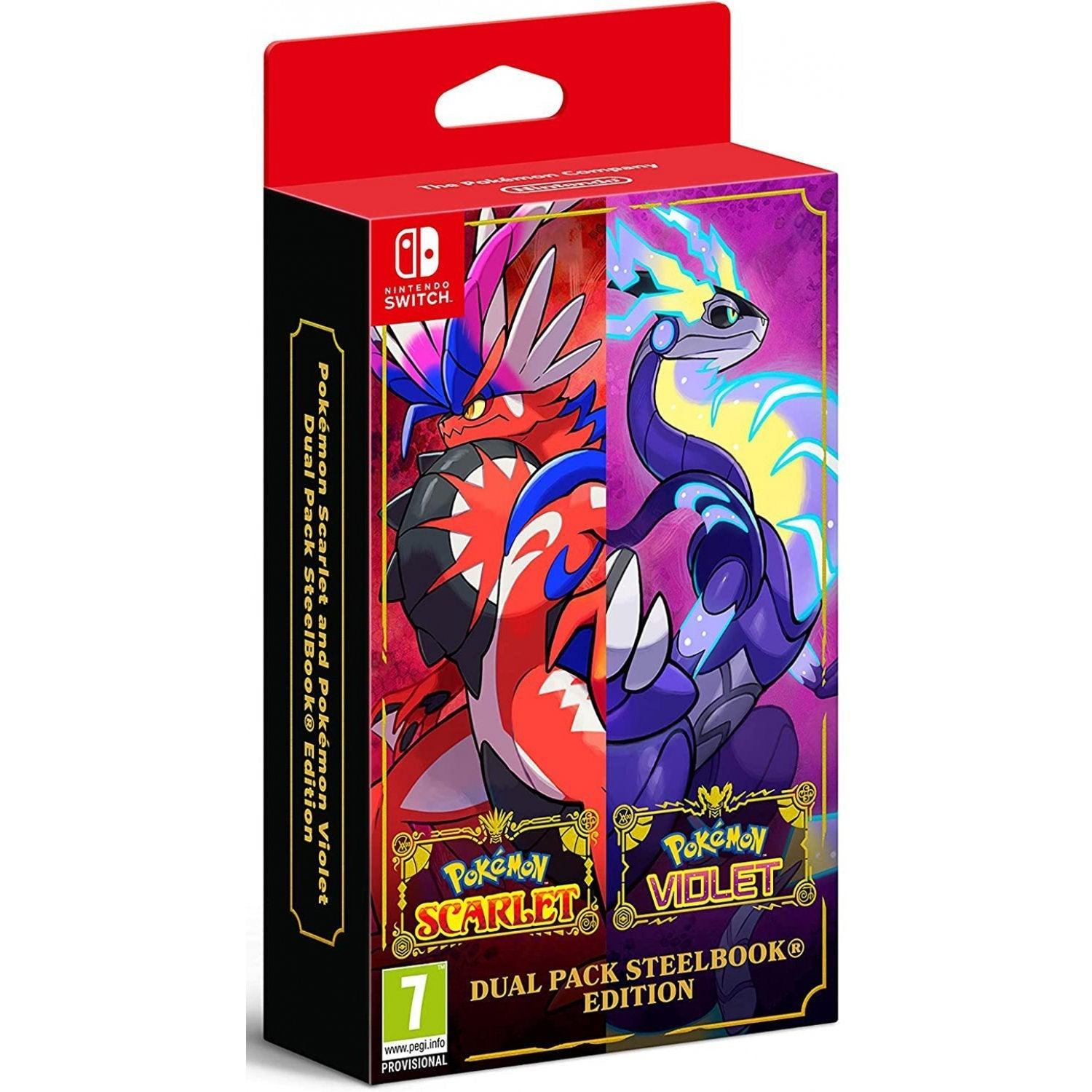 Pokemon Scarlet and Violet Double Pack [SteelBook Edition] (Nintendo Switch) - Release Date 18.11.2022