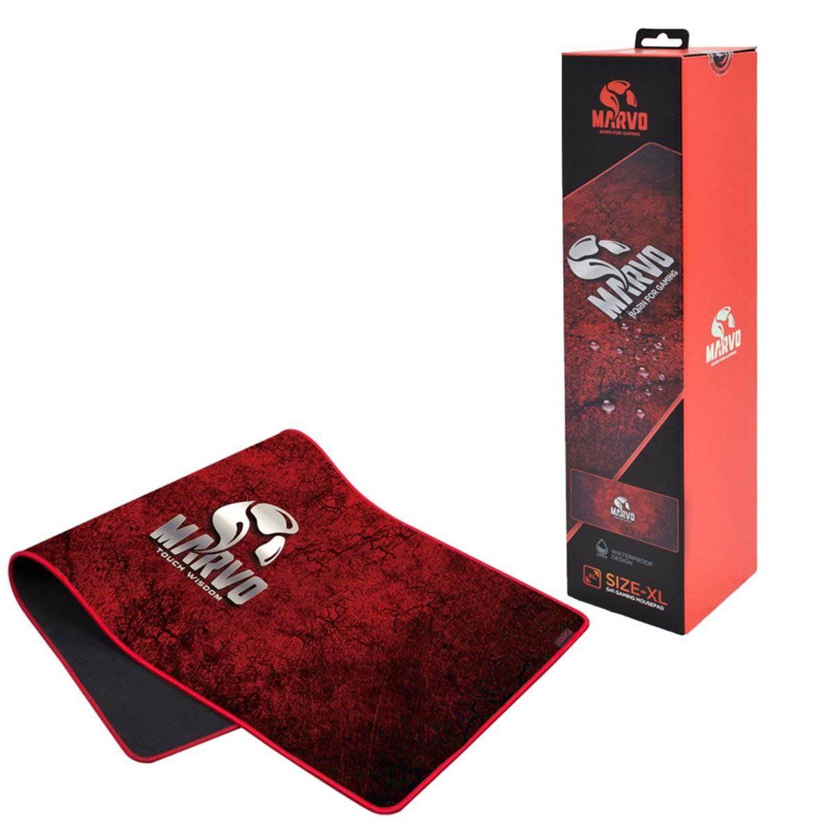 Marvo Scorpion PRO XL Red Gaming Mouse Surface - Gadget Station