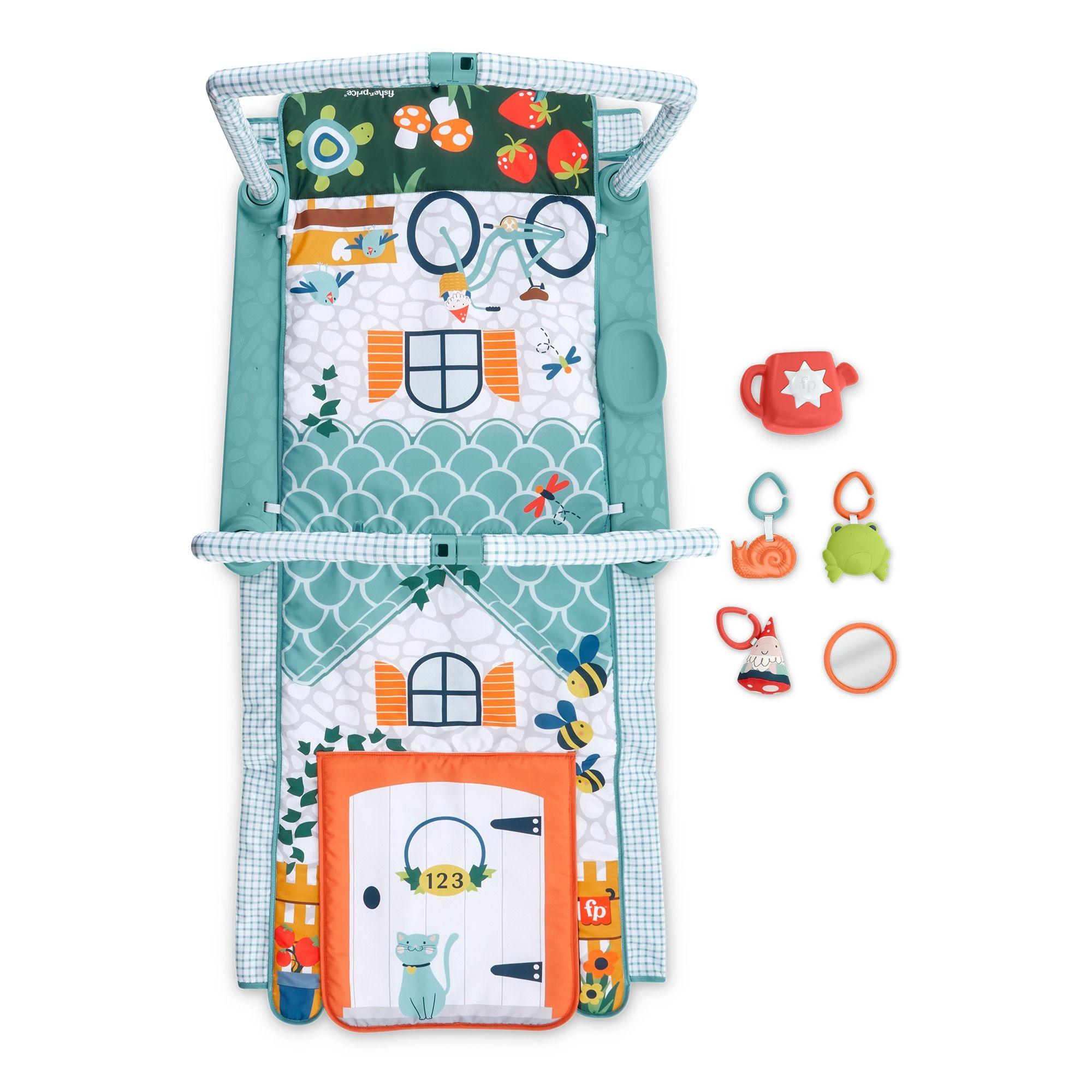 Fisher Price 3-in-1 Crawl & Play Activity Gym Transforming Playmat