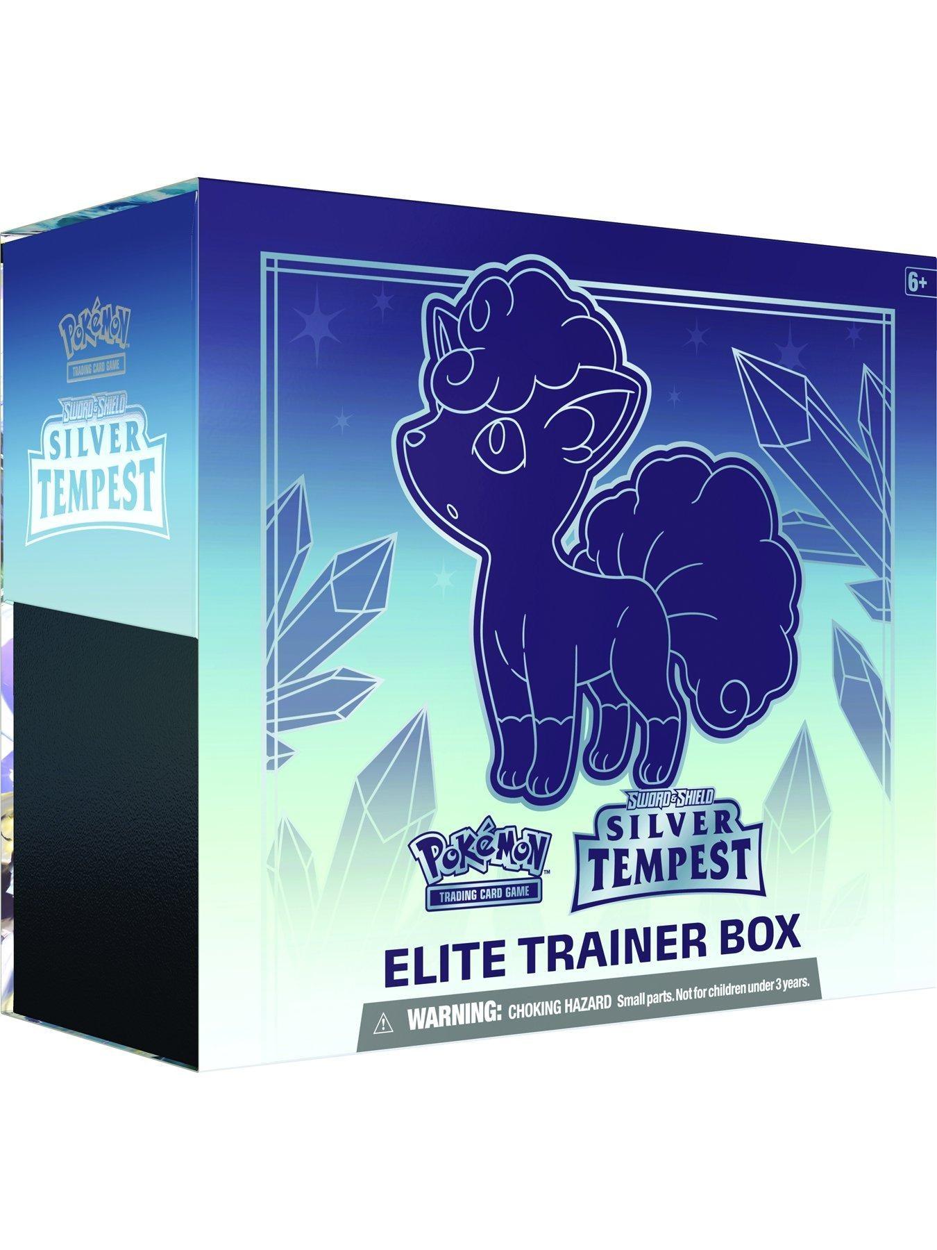 Pokémon TCG: Sword & Shield - Silver Tempest Elite Trainer Box (8 Boosters Premium Accessories)