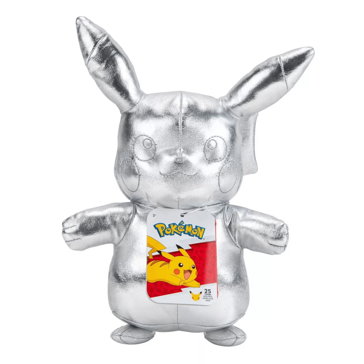 Pokémon 25th Celebration 8" Silver Pikachu