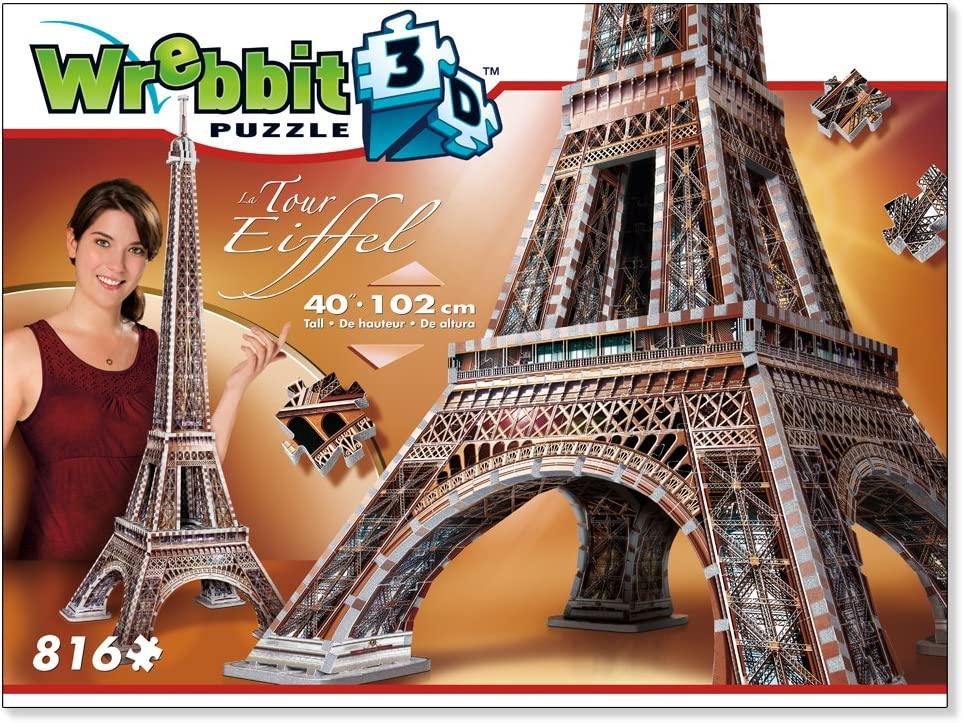 Wrebbit 3D Puzzle Eiffel Tower (816 pieces)