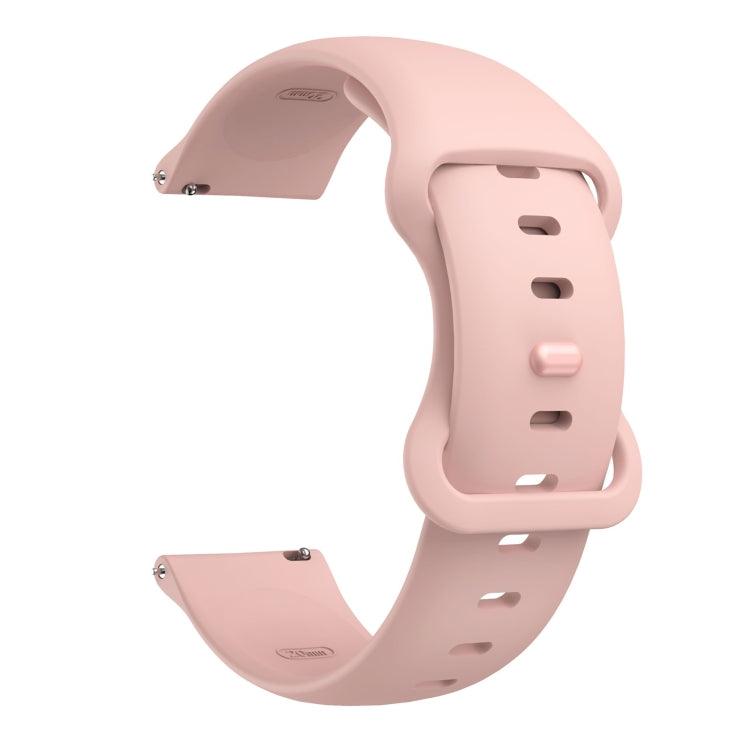 Samsung Gear S3 (Frontier & Classic), Galaxy Watch (46mm), Galaxy Watch 3 (45mm) Butterfly Buckle Silicone Replacement Strap Watchband (Pink), 22mm