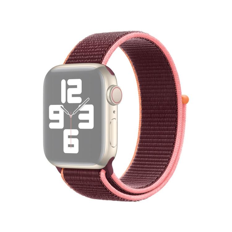 Loop Type Sport Replacement Strap Band Watchband Apple Watch Series 7 45mm / 6 / SE / 5 / 4 44mm / 3 / 2 / 1 42mm (Plum)