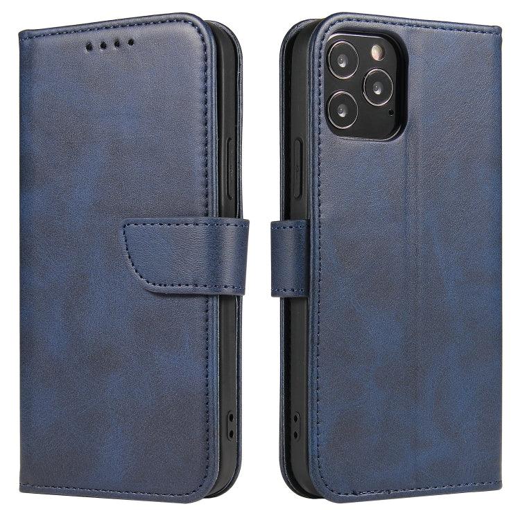 Apple iPhone 13 Calf Texture Buckle Horizontal Flip Leather Case Cover with Holder & Card Slots & Wallet (Blue)