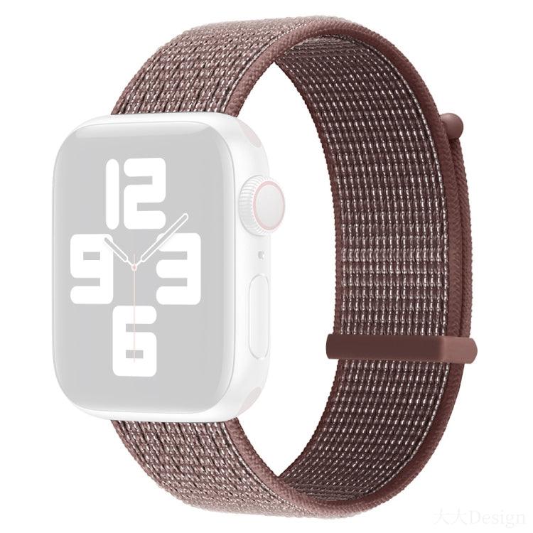Hook and Loop Fastener Dual Section Replacement Watchband Strap Band For Apple Watch Ultra 2, Ultra 1, Series 9, 8, 7, 6, SE, 49mm, 45mm, 44mm, 42mm (Smoky Purple)