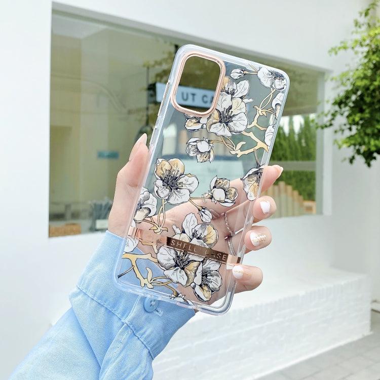 Samsung Galaxy S22 5G Translucent Plating Flower Phone Case Cover (Ewha)