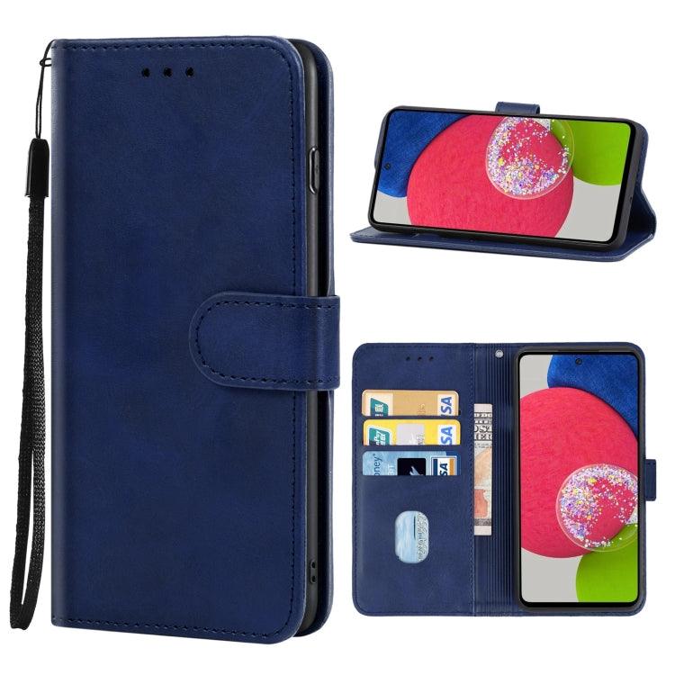 Leather Phone Case Cover Samsung Galaxy A52s 5G (Blue)