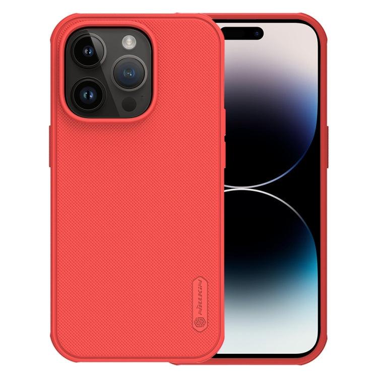 Apple iPhone 14 Pro NILLKIN Frosted Shield Pro Phone Case Cover (Red)