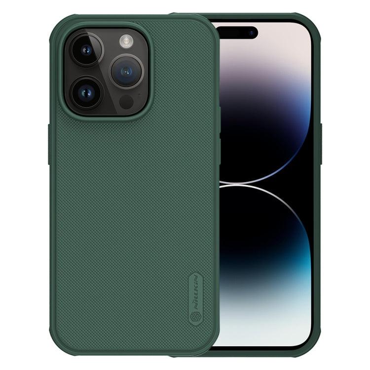 Apple iPhone 14 Pro NILLKIN Frosted Shield Pro Phone Case Cover (Green)