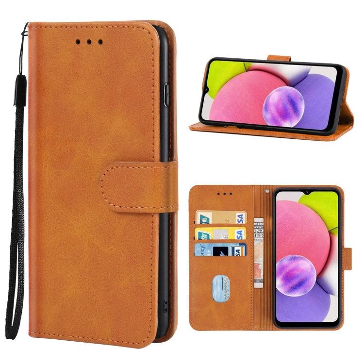 Samsung Galaxy A04s / A13 5G Leather Phone Case Cover (Brown)