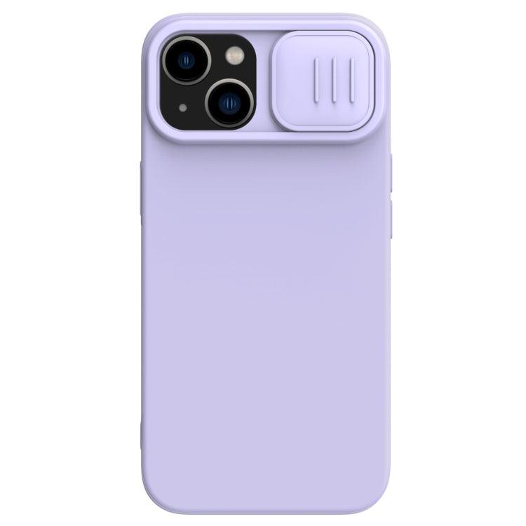 Apple iPhone 14 NILLKIN CamShield Liquid Silicone Phone Case Cover (Purple)