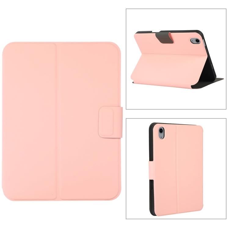 Apple iPad 10th Gen 10.9 2022 Magnetic Buckle Leather Tablet Case (Pink)