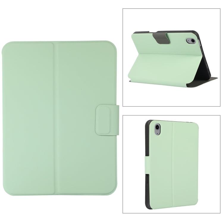 Apple iPad 10th Gen 10.9 2022 Magnetic Buckle Leather Tablet Case (Mint Green)