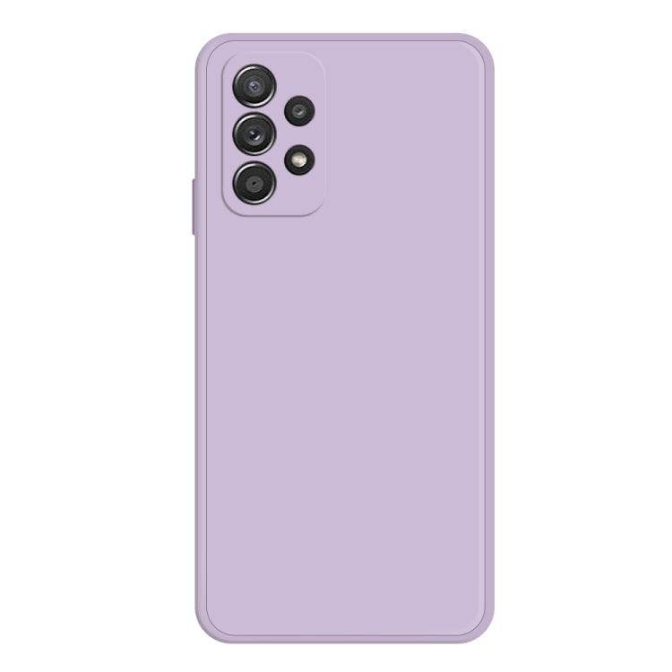 Samsung Galaxy A52/A52s 5G Imitation Liquid Silicone Phone Case Cover (Purple)