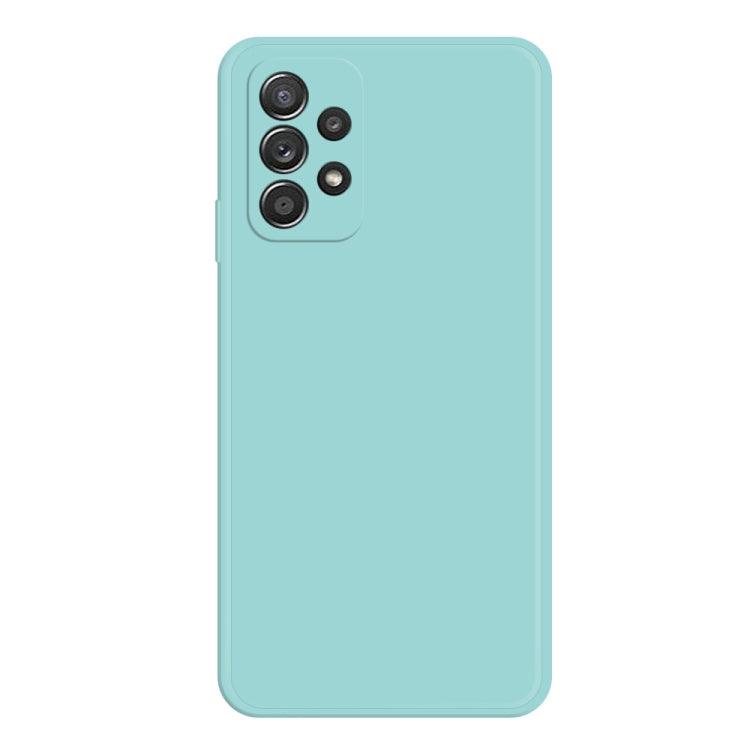 Samsung Galaxy A52/A52s 5G Imitation Liquid Silicone Phone Case Cover (Sky Blue)