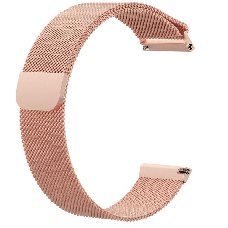 Fitbit Versa 4, Versa Milanese Replacement Wrist Strap Watchband (Rose Gold)
