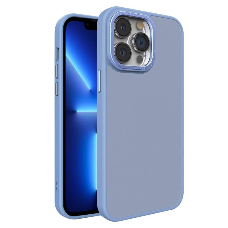 Apple iPhone 13 Pro All-inclusive TPU Edge Acrylic Back Phone Case Cover (Sierra Blue)