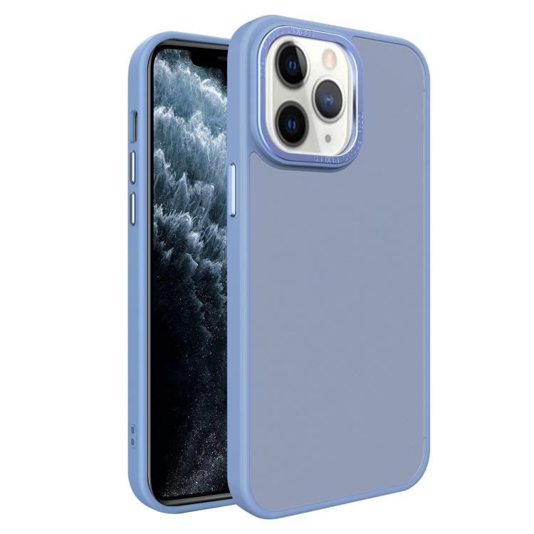 Apple iPhone 11 Pro Max All-inclusive TPU Edge Acrylic Back Phone Case Cover (Sierra Blue)