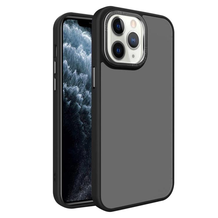 Apple iPhone 11 Pro Max All-inclusive TPU Edge Acrylic Back Phone Case Cover (Black)