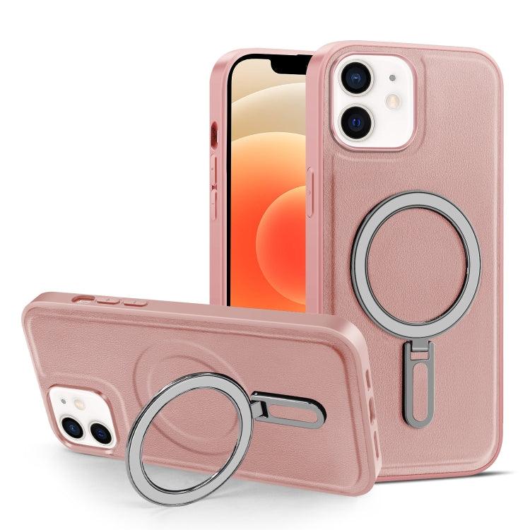 Apple iPhone 12 & 12 Pro MagSafe Magnetic Holder Phone Case Cover (Pink)